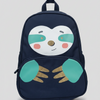 Little Sloth Hug Blue Backpack