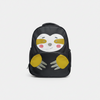 Little Sloth Hug Black Backpack