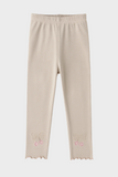 Load image into Gallery viewer, Flower leggings Cream