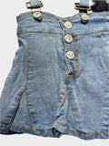 Load image into Gallery viewer, Denim Pinafore Dress Set