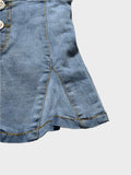 Load image into Gallery viewer, Denim Pinafore Dress Set